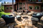 Relax next to the outdoor firepit
